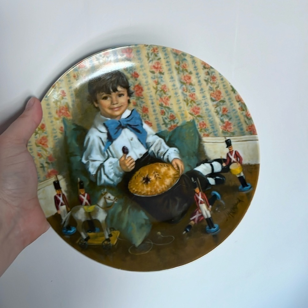 1982 Little Jack Horner fourth mother goose series John Mc Clelland